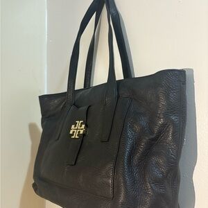 Tory Burch Black Leather Tote